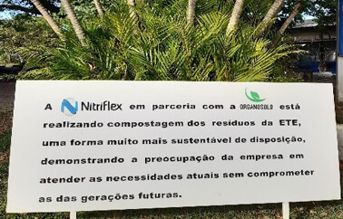 Início da Compostagem do Lodo da ETE