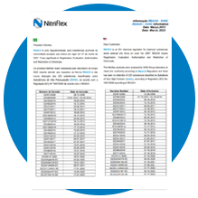 Informações sobre REACH